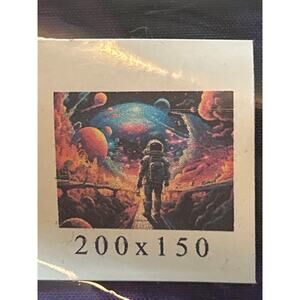 New in Package Astronaut Tapestry Wall Hanging 200cm x 150cm Approx 79"x59"